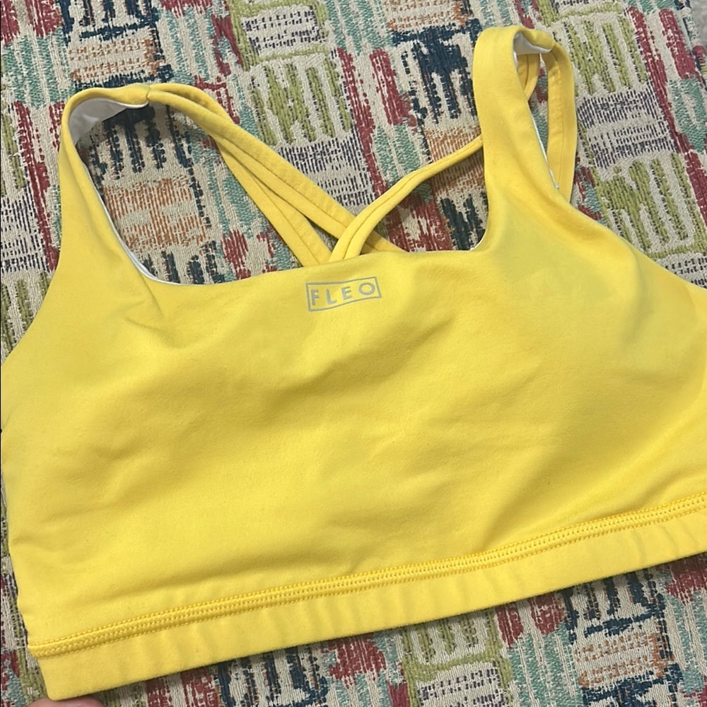 FLEO Isla - Daffodil sports bra LIKE NEW